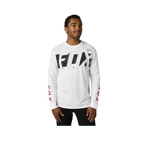 FOX RKANE LS PREMIUM TEE [OPT WHT] - Image 1