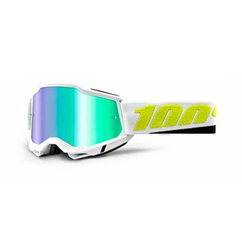 100% OCHELARI 100% ACCURI 2 Goggle Peyote Mirror Green Lens - Image 1