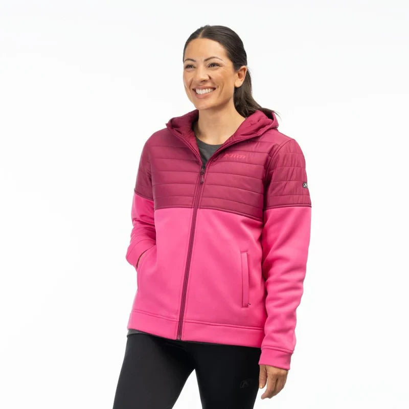Klim Granite Canyon Insulated Hoodie Punch Pink - Raspberry Radiance - Image 1