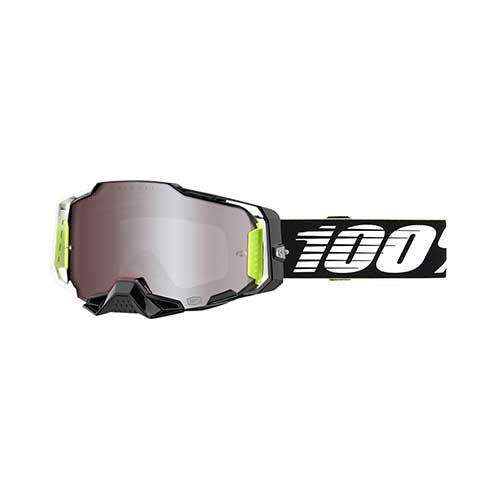100% ARMEGA HIPER Goggle RACR - Mirror Silver Lens - Image 1