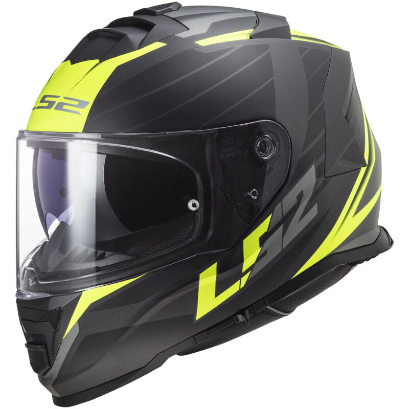 Ls2 Ff800 Storm Nerve - Negru/Galben