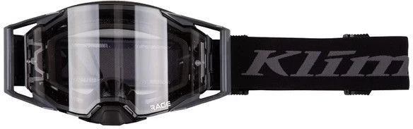 Klim Rage Off-Road Goggle Black Clear Lens - Image 1