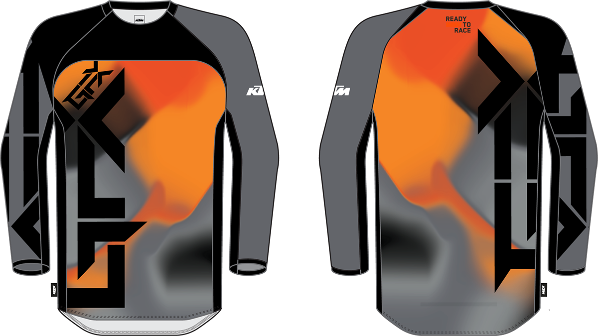 KTM GRAVITY-FX JERSEY BLK/GREY - Image 1