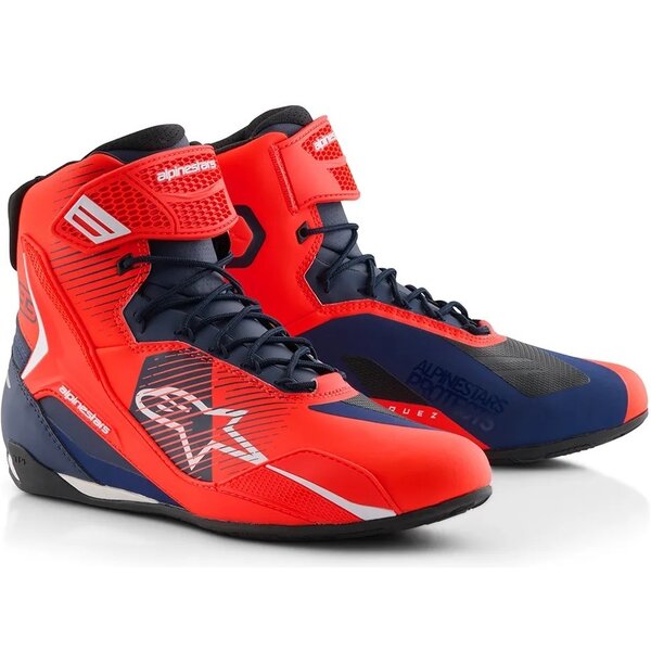 ALPINESTARS FASTER-4 MM93 Rosu fluo/Albastru/Negru - Image 1
