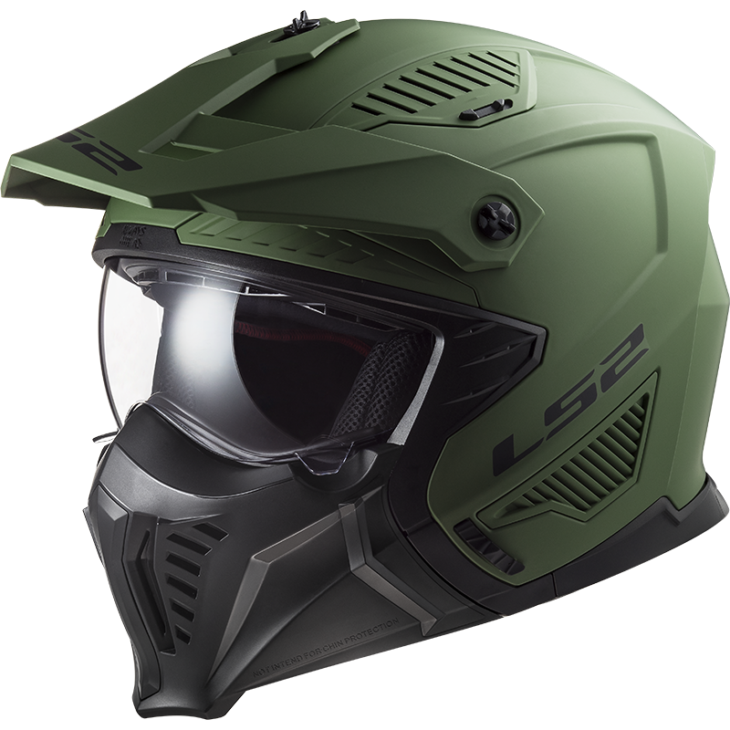 LS2 OF606 DRIFTER SOLID MATT MILITARY GREEN-06 - Image 1