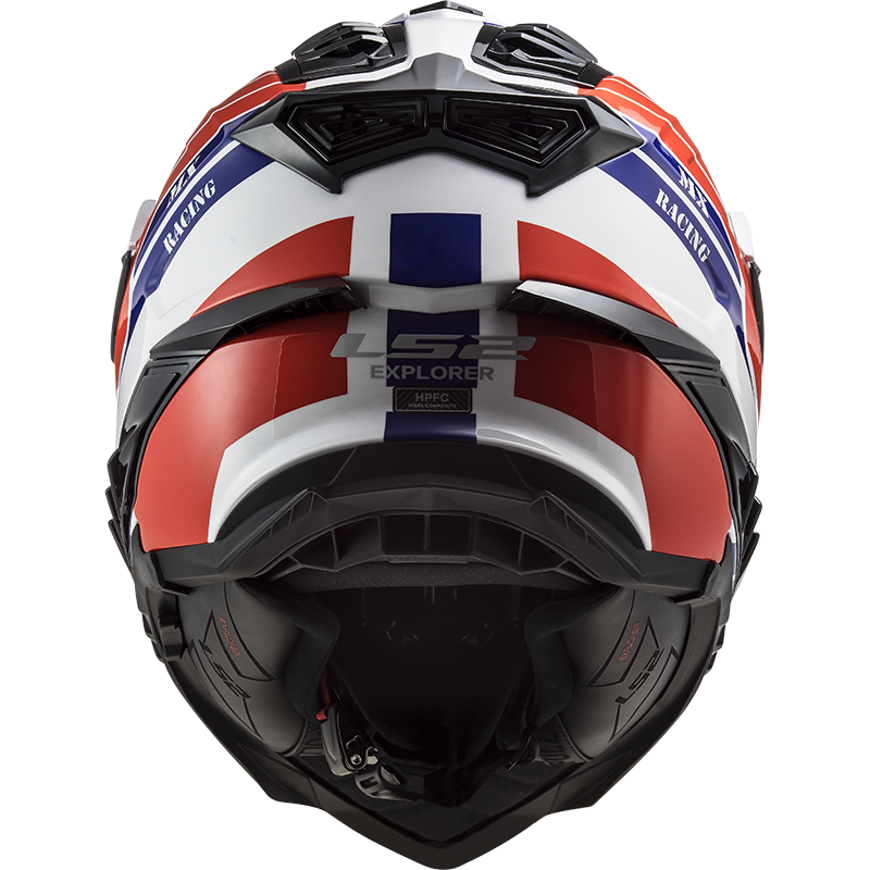 LS2 MX701 EXPLORER ATLANTIS G.WHITE RED BLUE - Image 4