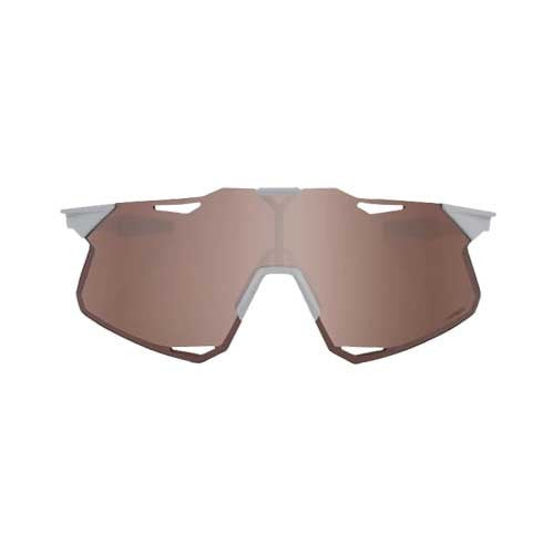 100% HYPERCRAFT - Matte Stone Grey - HiPER Crimson Silver Mirror Lens - Image 2