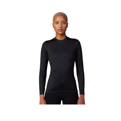 FOX W TECBASE FIRE LS SHIRT [BLK] - Image 1