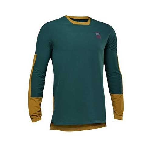 Fox Mtb Defend Thermal Jersey - Verde
