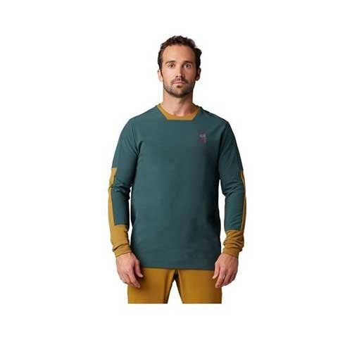 Fox Mtb Defend Thermal Jersey - Verde