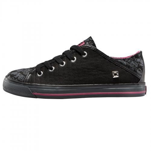 FOX G-E-FOOTWEAR WOMENS MAJESTIC LOW BLACK/PINK - Image 1