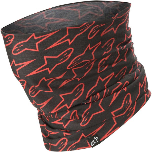 Protectie Gat Alpinestars Astars Neck Tube - Negru/Rosu