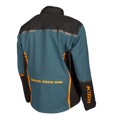 KLIM Enduro S4 Jacket Petrol - Strike Orange - Image 2