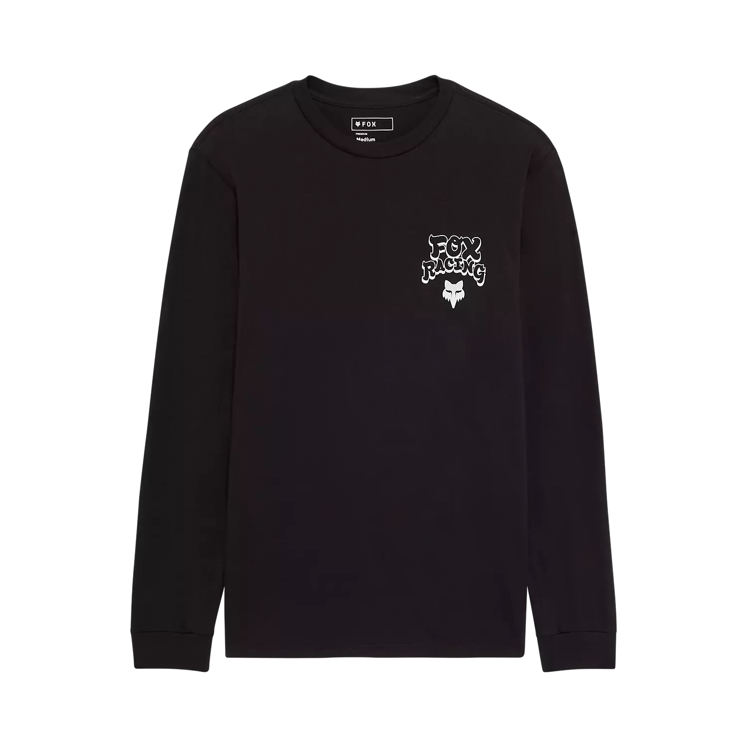 FOX Racing RACEWEAR LS PREM TEE [BLK] - Image 1