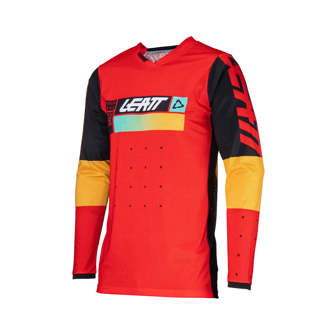 Leatt Jersey Moto 4 5 Lite - Rosu