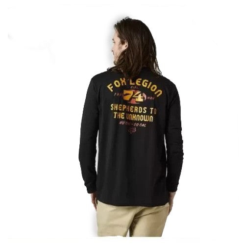 FOX AT BAY LS TECH TEE [BLK] - Image 2
