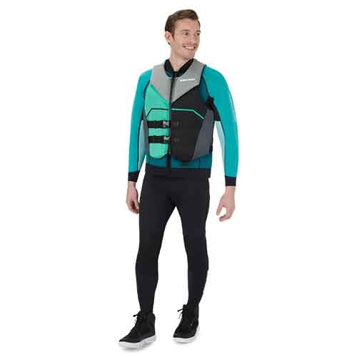 Vesta De Salvare Sea Doo Freedom Pfd Unisex - Albastru/Verde