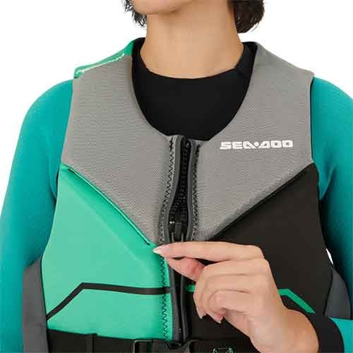 Vesta De Salvare Sea Doo Freedom Pfd Unisex - Albastru/Verde