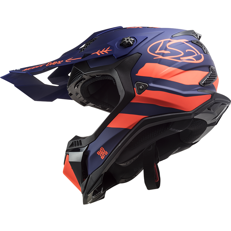 LS2 MX700 SUBVERTER CARGO MATT BLUE FLUO - Image 7