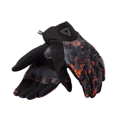 Rev It Continent Gloves - Negru/Portocaliu