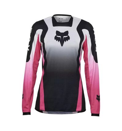 FOX WMNS 180 LEAN JERSEY [BLK/PNK] - Image 1