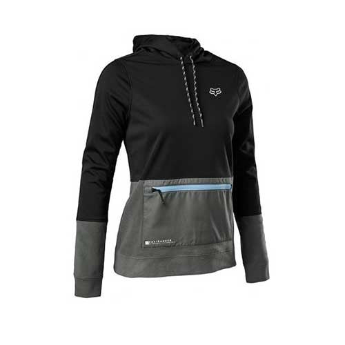 FOX W RANGER WINDBLOC HOODIE [BLK] - Image 1