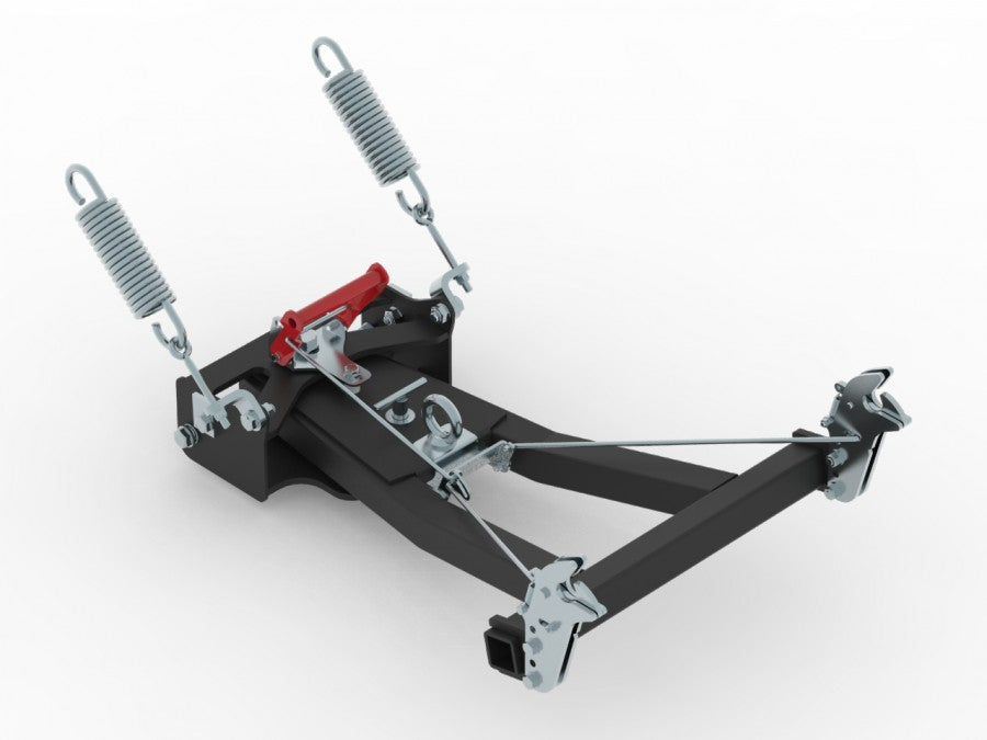 Front-mount push tubes quick attach (regular mount)