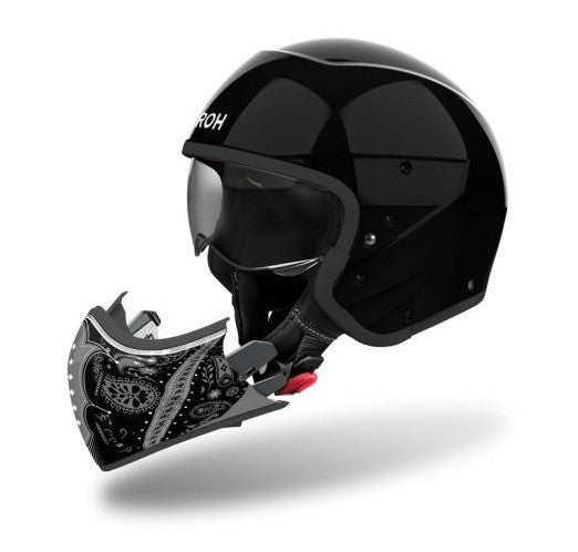 AIROH J 110 PAESLY BLACK GLOSS - Image 1