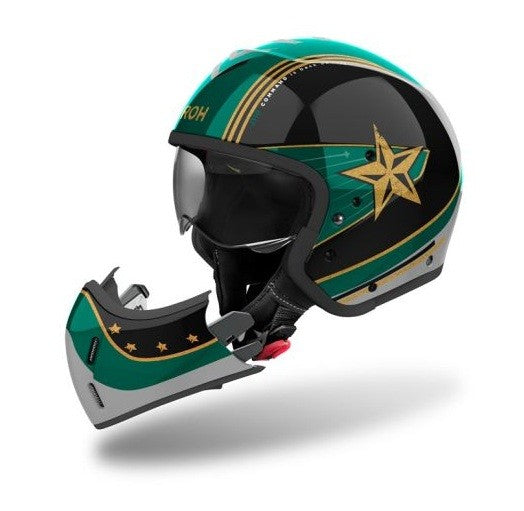 AIROH J110 COMMAND MINT GREEN GLOSS - Image 1