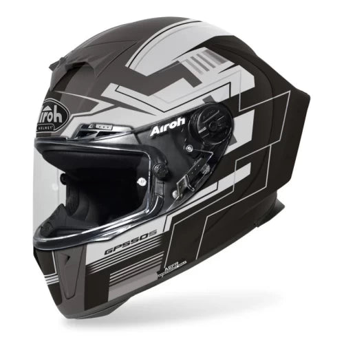 AIROH CASCA GP550 S CHALLENGE BLACK MATT - Image 1