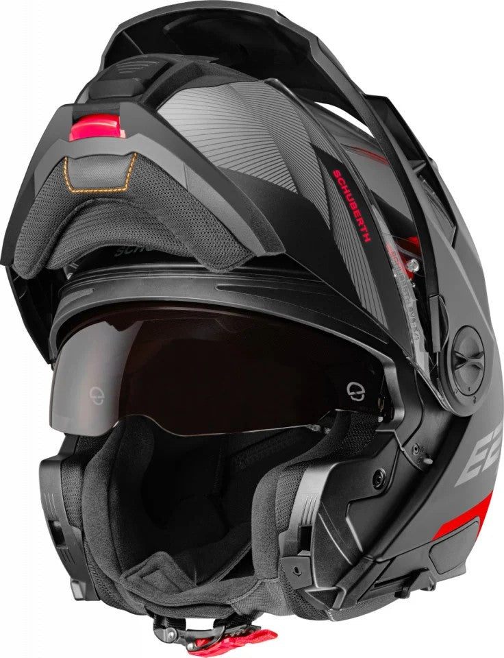 Schuberth E2 Ece Defender - Rosu