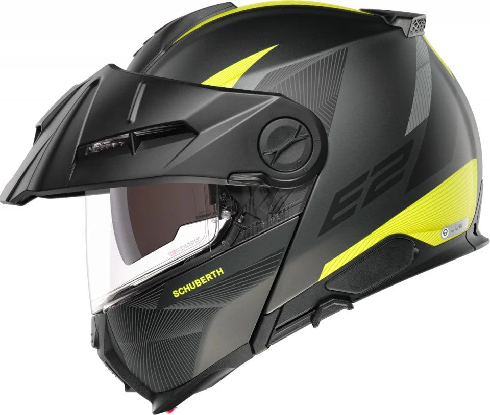 Schuberth E2 Ece Defender - Galben