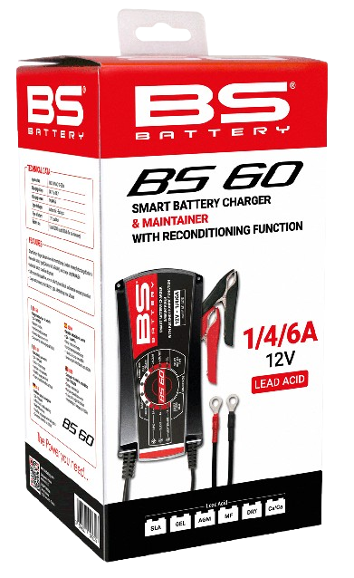 BS BATTERY BS60 Incarcator Baterie Pro-Smart 12V 1/4/6A