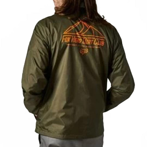 Fox Hero Dirt Coaches Jacket - Verde