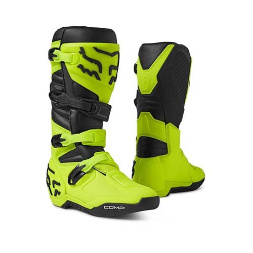 FOX MX COMP BOOT [FLO YLW] - Image 1
