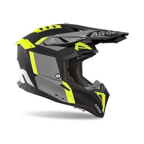 AIROH CASCA AVIATOR 3 GLORY YELLOW MATT
